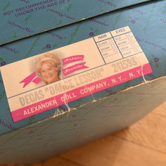 Madame Alexander doll 13” Degas dance lesson - Picture 3 of 11